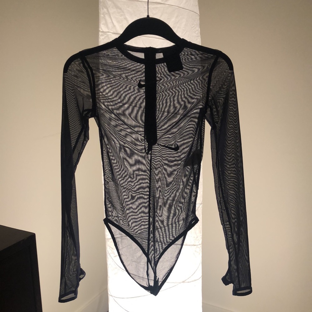 Nike Navy Mesh Bodysuit